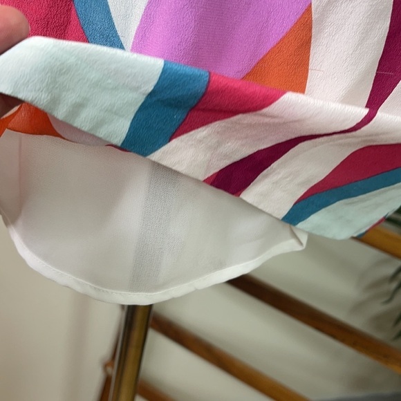 Marciano Silk Art Deco POCKETS! Dress XS - Picture 4 of 9